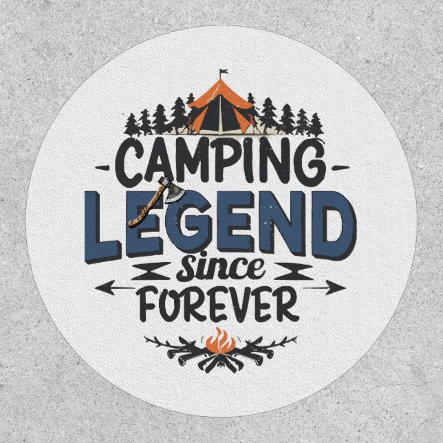 Camping Legend Since Forever Patch (Front)