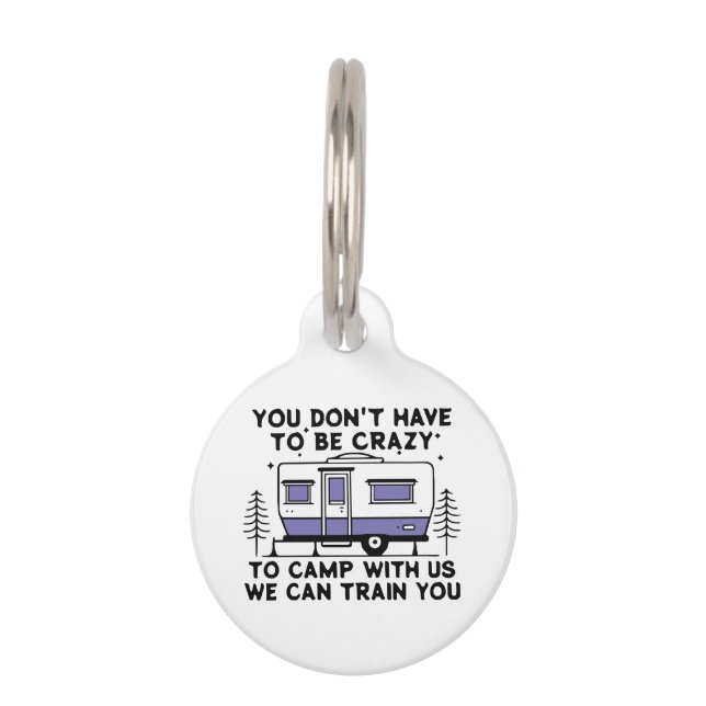 Camping Legend Since Forever Pet ID Tag (Front)