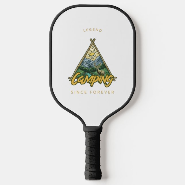 Camping Legend Since Forever  Pickleball Paddle (Front)