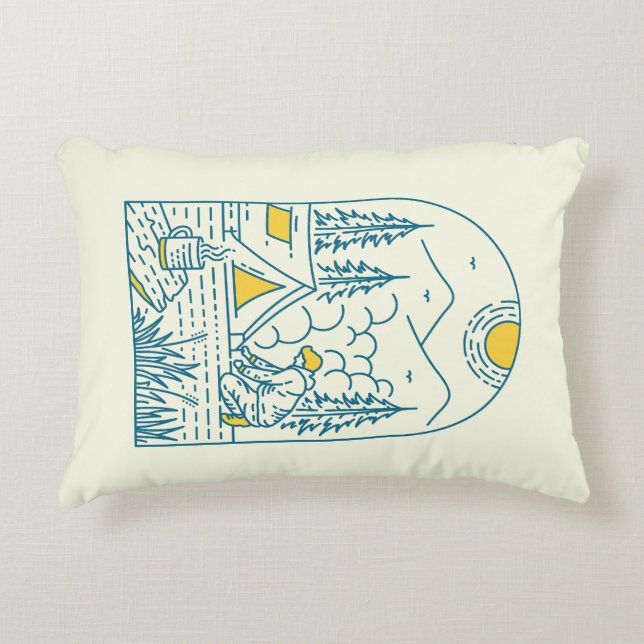 Camping Life 1 Accent Pillow (Front)
