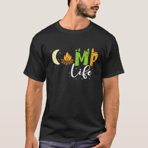 Camping Life Camper Forest Summer Camping Road Tri T-Shirt