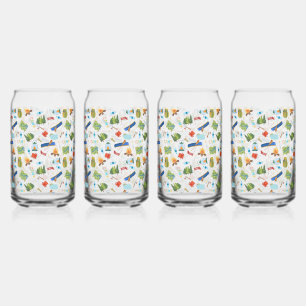 Camping Life Can Glass