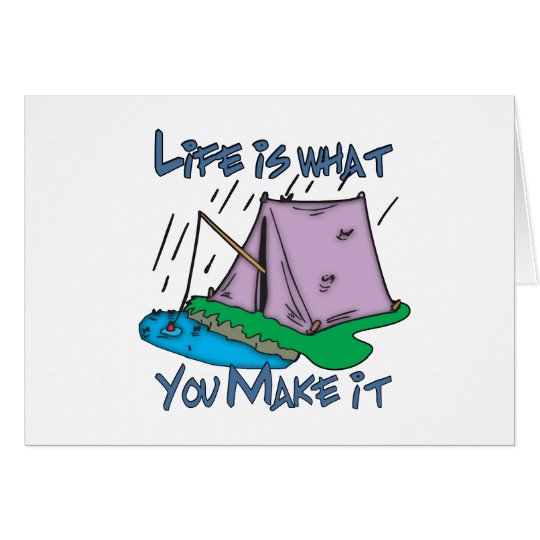 Camping Life Card