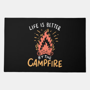 Camping - Life Is Better By The Campfire Doormat