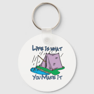 Camping Life Keychain