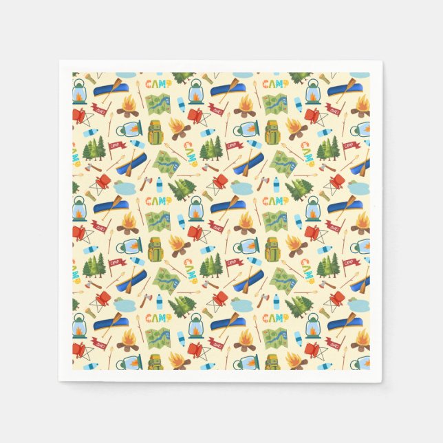 Camping Life Napkins (Front)