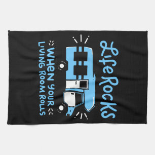 Camping - Life Rocks Kitchen Towel