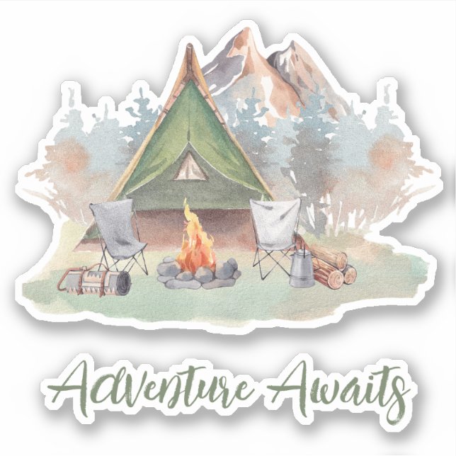 Camping Life Sticker (Front)