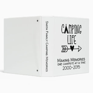 Camping Life Trucker Hat 3 Ring Binder