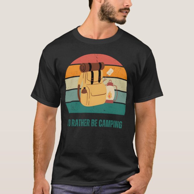 Camping Lover Camping Life funny T-Shirt (Front)