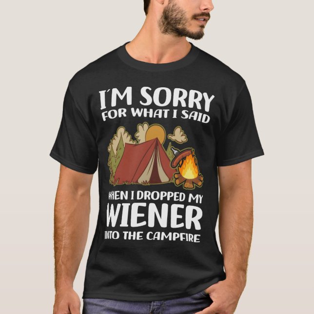 Camping Lovers Camper Camping Holiday Gifts funny T-Shirt (Front)