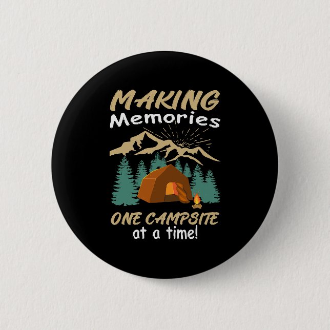 CAMPING Making Memories Button (Front)