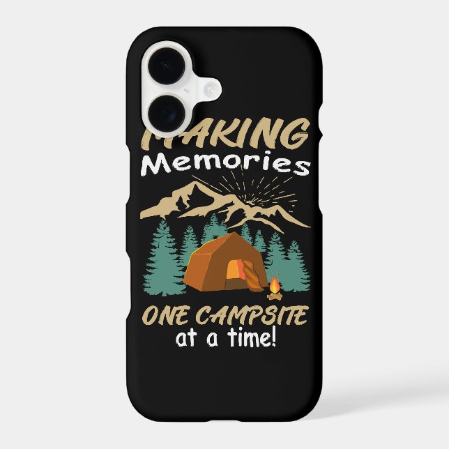 CAMPING Making Memories Iphone Case (Back)
