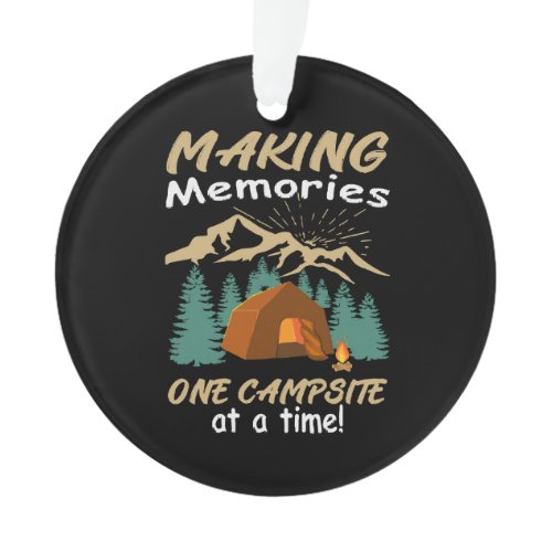 CAMPING Making Memories Ornament