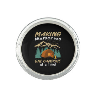 CAMPING Making Memories Ring