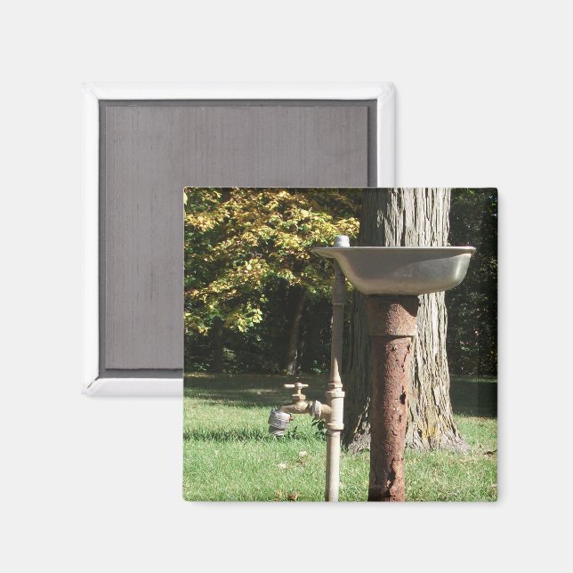 Camping Memories Outdoor Water Faucet Magnet (Front/Back)
