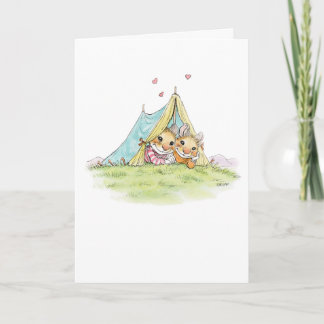 Camping Mice Anniversary Card