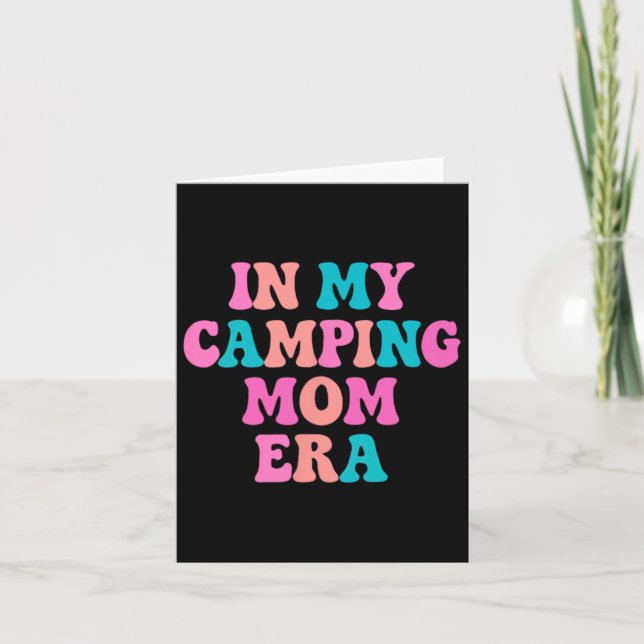 Camping Mom Accessories - Rv Camper Mother's Day G Card (Front)