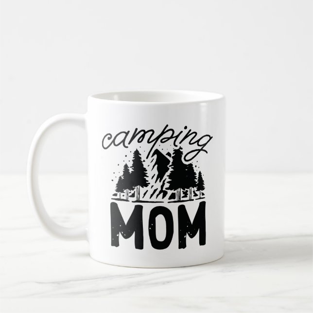 Camping Mom Coffee Mug (Left)