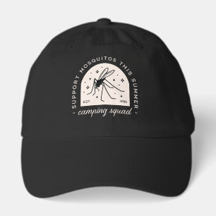 Camping mosquito funny insect summer camp squad hat