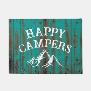 Buy: Travel Trailer Happy Campers Doormat Art Camping