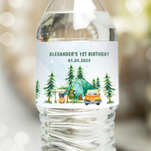 Camping Mountain Rustic Birthday Party