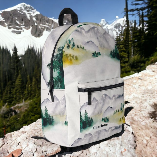 Camping mountains outdoors colorado name printed backpack (Camping mountains outdoors colorado name printed backpack)