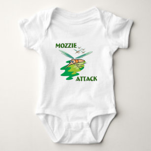 Camping Mozzie Baby Bodysuit