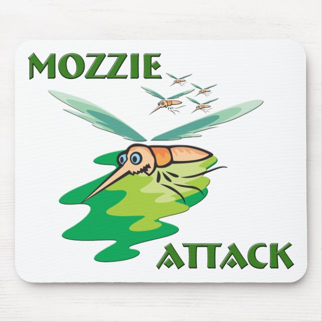 Camping Mozzie Mouse Pad (Front)