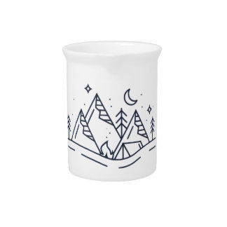 Camping Mug for Outdoor Lovers – Adventure & Natur Beverage Pitcher