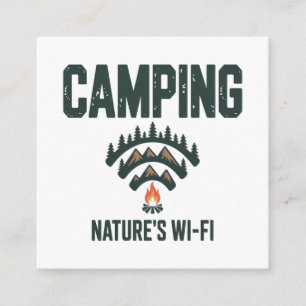 Camping Natures Wifi Enclosure Card