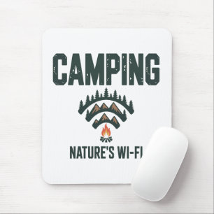 Camping Natures Wifi Mouse Pad