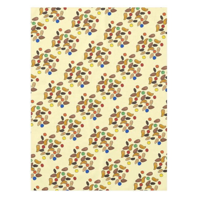 Camping Nuts Candy Trail Mix Outdoor Hiking Camp Tablecloth (Front)