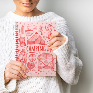 Camping Outdoor Illustration Notebook