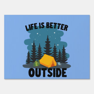 Camping Outdoor Lover Sign