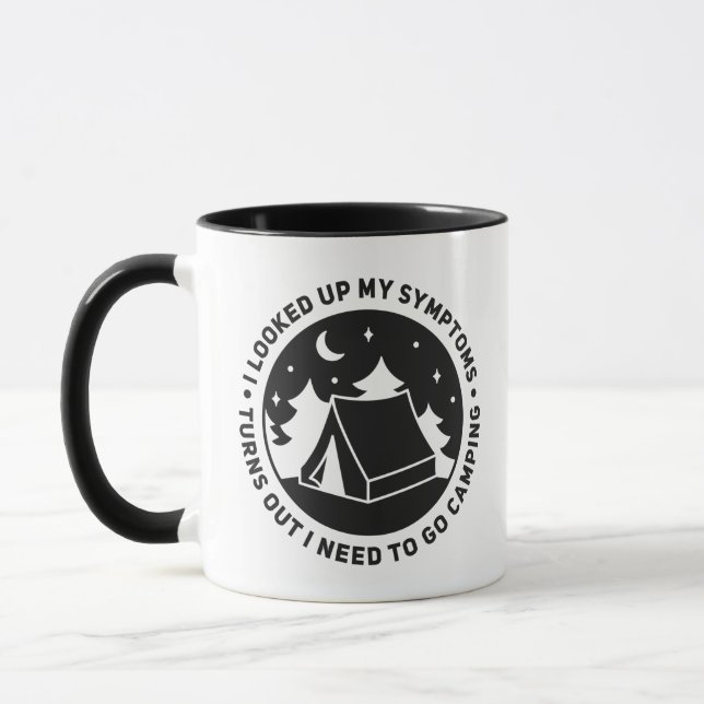 Camping Outdoors Adventure Mug (Left)