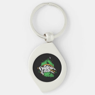 Camping - Outdoors And Smores Keychain