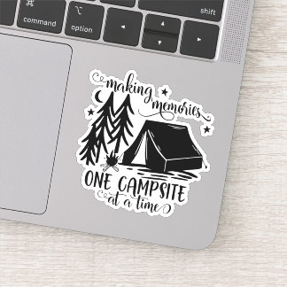 Camping Outdoors  Die Cut Sticker Decal