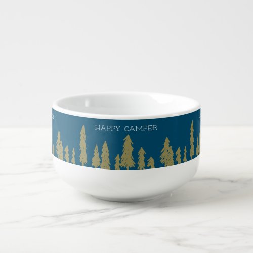 Camping Outdoorsy Forest  Soup Mug