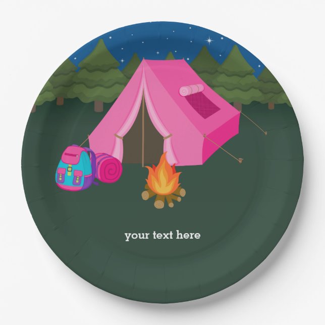 Camping Paper Plates (Front)
