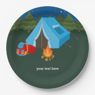 Camping Paper Plates