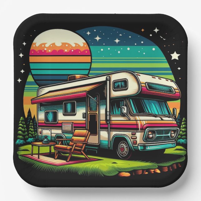 Camping paper plates! plates (Front)