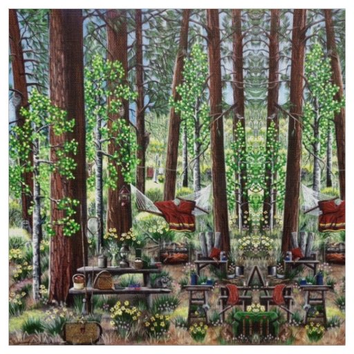 Camping Paradise Fabric