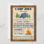 Camping Party Invitation at Zazzle