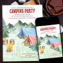 Camping Party Sleepover Adventure Birthday Invitation