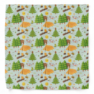 Camping Pattern Bandana