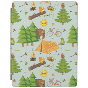 Camping Pattern iPad Smart Cover