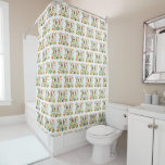 Camping Pattern Shower Curtain at Zazzle