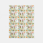 Camping Pattern Throw Blanket at Zazzle