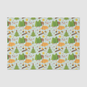 Camping Pattern Tissue Paper